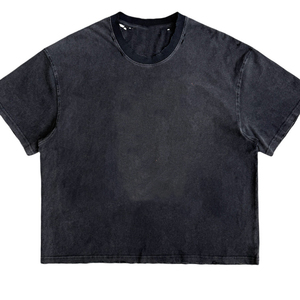 Nueva Camiseta Cuadrada Personalizada de Alta Calidad, Transpirable, 100% Algodón, Impresión DTG, Lavado Ácido, Camisetas Cuadradas de Verano para Hombre - Product Image 2