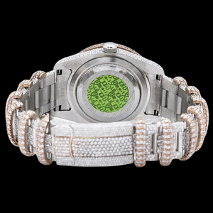 Montre de luxe DiaDream Gems & Jewel Hip-Hop pour homme, mouvement à quartz, boîtier carré, bracelet en diamant moissanite, édition limitée - Product Image 4