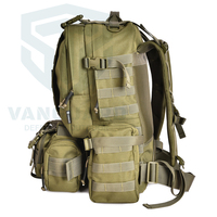 Sac à dos tactique Molle 40L Alice en polyester 900D robuste pour sports de plein air, fabriqué sur mesure en usine en Indonésie