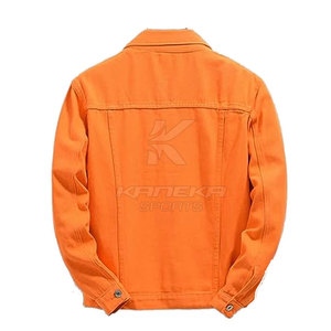 Chaqueta de Mezclilla Casual de Invierno para Hombre, 100% Algodón, Tejido Transpirable Ecológico, Logotipo Frontal, Servicio OEM para Uso Diario y Viajes - Product Image 2