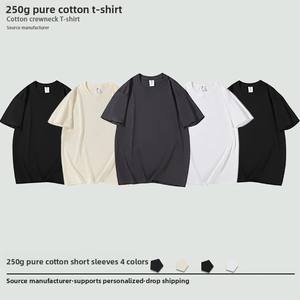 Camisetas Personalizadas de Alta Calidad con Logotipo Personalizado, Camisetas Casuales de Manga Corta para Hombre, 100% Algodón, Corte Regular, con Impresión Digital - Product Image 3