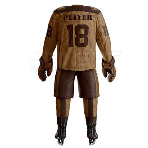 Uniforme de Hockey sobre Hielo Profesional 2026, Personalizable con Logotipo, Transpirable, Ligero, Manga Larga, Unisex para Adultos, 100% Poliéster de Alta Calidad - Product Image 3