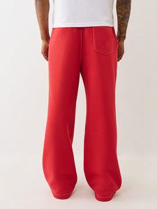 Pantalones Jogger de Algodón de Color Liso, Ligeros y Transpirables, de Talla Grande, de Pierna Recta, Holgados, con Puños y Tiro Medio, Ideales para Primavera-Verano - Product Image 2