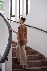 Pantalon de costume droit pour femme, anti-rides, à taille élastique, respirant, ample, décontracté, pour l'été, le bureau, formel, de maternité - Product Image 2