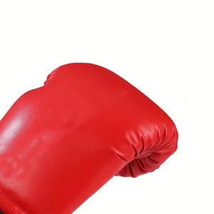Gants de boxe personnalisés avec logo, en cuir PU noir mat, pour entraînement de Muay Thai, OEM ODM, vente en gros, gants de sparring pour sac de frappe - Product Image 3