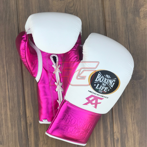 ปรับแต่งได้ตามต้องการ ถุงมือชกมวย No Boxing No Life สำหรับฝึกซ้อมและแข่งขัน แบบติดตีนตุ๊กแก หนังวัวแท้ ระบายความชื้นได้ดี คุณภาพสูง 4 ชั้น - Product Image 1