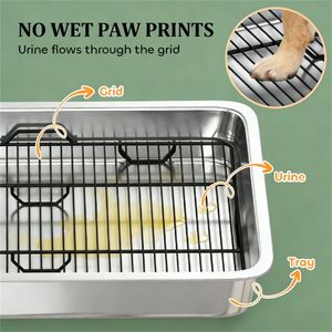 Vassoio in Acciaio Inossidabile per Addestramento Cani, per Cucce e Mobili - Product Image 3