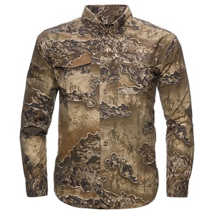Custom <b>Camo</b> Hunting Shirts Cotton Cloth Outdoor Wear Quick Dry Custom Logo Hunting Wear Hunting Shirts - Product Image 1