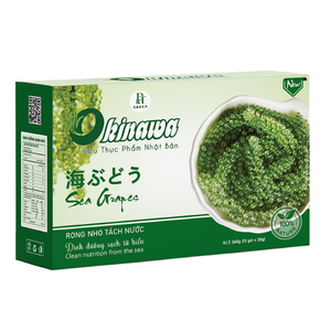 Okinawa Raisins de mer déshydratés Snack Algues nutritives du Vietnam Boîte de 240g avec 12 paquets Prix raisonnable - Product Image 2