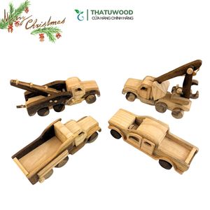 Ensemble de voitures en bois Thatuwood, faites à la main, en forme de voiture, pour ranger les jouets dans la chambre des enfants - Product Image 2