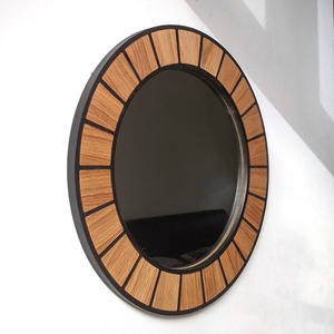 Espejo Decorativo de Pared de Vidrio Mosaico Ecológico de Lujo Moderno, Marco de Metal, Diseño 3D, Tamaño Personalizado, Decoración del Hogar, Sala de Estar - Product Image 1