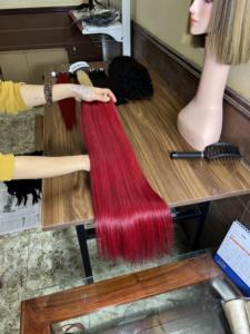 Extensiones de Cabello Humano Vietnamita Virgen Liso Natural en Colores de Moda para Cabezas de Práctica para Mujeres Negras y Modelos Femeninos - Product Image 2