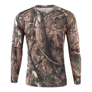 Sweat-shirt de chasse pour hommes, camouflage, pull-over tactique respirant et chaud en toile polyester/coton, vêtements d'automne - Product Image 1