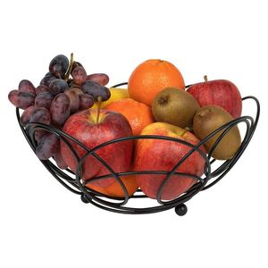 Bol à fruits en métal écologique fait main, design arrondi attrayant avec technique de sculpture, récipient décoratif pour fruits frais - Product Image 6