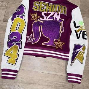 Chaqueta Universitaria Personalizada para Mujer, Chaqueta de Béisbol Personalizada para Mujer, Chaqueta Varsity con Letras Personalizadas, Chaqueta Universitaria al por Mayor para Mujer - Product Image 2