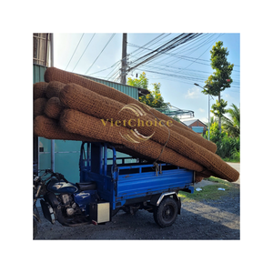 แท่งใยมะพร้าวเวียดนาม Vietchoice สำหรับควบคุมการกัดเซาะ ผลิตในเวียดนาม ความหนาแน่นสูง เส้นผ่านศูนย์กลาง 20/30 ซม. ใช้ในงานเกษตรกรรม ผลิตตามสั่ง - Product Image 5