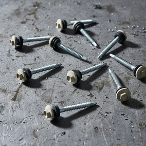 Proveedor de Fijaciones para Madera de Acero al Carbono Galvanizado/Zincado de Grado Industrial Clase 4.8 6.8, Tornillos de Cabeza Hexagonal con Rosca Gruesa Certificados por BIS - Product Image 1