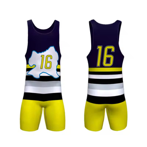 Red Wrestling <b>Singlet</b> Sleeveless Moisture Wicking Polyester Athletic Wear Regular Fit All Seasons Solid Color Wrestling <b>Singlet</b> - Product Image 5