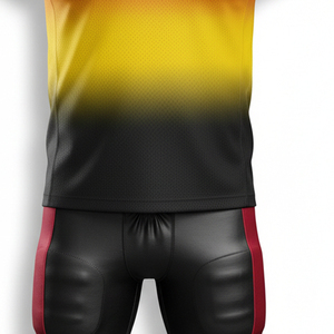 ชุดยูนิฟอร์มอเมริกันฟุตบอลแบบซับลิเมชั่นระดับไฮเอนด์ ออกแบบเองได้ ชุดแข่งแบบซับลิเมชั่นเต็มตัว อุปกรณ์กีฬากริดริออนระดับมืออาชีพ - Product Image 2