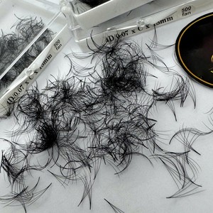 Extensions de cils en gros, Mega Fans préfabriqués, Volume 3D 4D 6D 8D, Base fine 0.07, Courbure C/D/M, Vison Soie Synthétique - Product Image 5