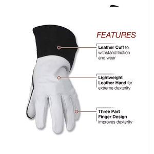 Premium Quality Cowhide Split Leather Driving Gloves Industrial Safety Hand Protection Abrasion Resistant Gardening Gloves - Product Image 2