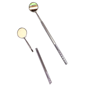 2024 New Design Manual Dental Mouth <b>Mirror</b> GUJJAR SURGICAL INTERNATIONAL GSI#TA#721 CE Certified Ergonomic Grip <b>Plastic</b> Dental - Product Image 1