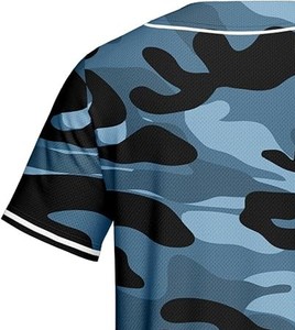 Maillots de baseball 100 % polyester / Maillots de softball personnalisables – Fournisseur pakistanais de vêtements de sport avec logo personnalisé - Product Image 4