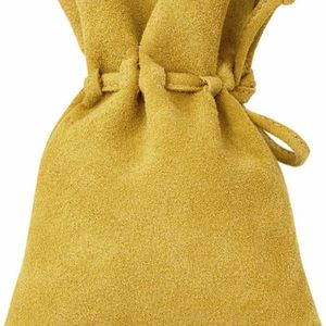 Sac à cordon en cuir véritable de qualité supérieure pour le rangement des dés, avec 8 compartiments intérieurs pour dés, doublure en velours doux - Product Image 2