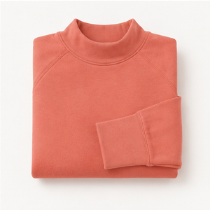 Pull en molleton confortable pour femme, style streetwear décontracté, col roulé, idéal pour les week-ends et les loisirs - Product Image 3