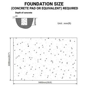 Pannello per Recinto Bestiame 20FT X 30FT, Capannone in Metallo con Pareti Laterali Alte 7FT, Altezza Pannello Recinto 5FT, 600 Piedi Quadrati, Pannelli Ondulati 27 GA per Fattoria - Product Image 4