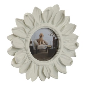 <b>Square</b> Metal Eco-Friendly Durable Photo <b>Frame</b> with <b>White</b> Mat Horizontal Design for Beach Scene Print - Product Image 4