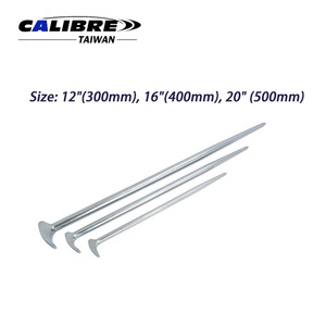TAIWAN CALIBRE 3pc 12",16",20" Mirror Polish <b>Rolling</b> Head Pry Bar Set - Product Image 2