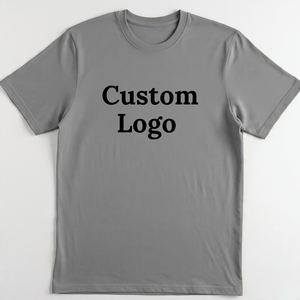 Camisetas de Hombre de Manga Corta, Color Sólido, 100% Algodón, Secado Rápido, Transpirables, Cuello Redondo, Estampadas - Product Image 4