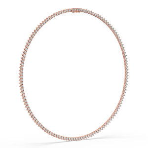 Collier en diamant de laboratoire rond de 8,84 carats, certifié IGI, clarté D/E/F VS1 VVS2, 10 carats, bijoux fins uniques et légers - Product Image 5