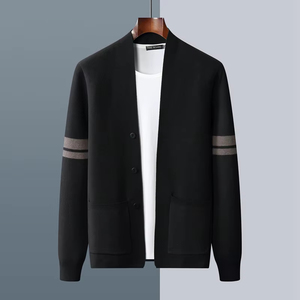 Suéter de Lana Merino Premium para Hombre, Transpirable, Suave, Cuello Redondo, Manga Larga, Invierno, Personalizable con Logotipo, ODM, Venta al Por Mayor - Product Image 2