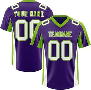 Maillot de football américain personnalisé pour équipe, nouveau, sublimé, respirant, antibactérien, unisexe, pour tous les joueurs et toutes les équipes - Product Image 3