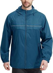 เสื้อแจ็คเก็ตกันลมกันน้ำสำหรับผู้ชาย ดีไซน์เนอร์ ขายส่ง รุ่นหนาสำหรับฤดูหนาว คอตั้ง สไตล์วินเทจ น้ำหนักเบา - Product Image 6