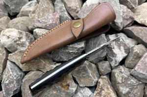 Couteau de camping d'extérieur avec lame en acier inoxydable et manche ergonomique pour la survie et la chasse, couteau d'extérieur robuste - Product Image 5