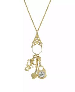Charm <b>Compass</b> Heart Lion <b>Necklace</b> | 2028 - Product Image 1