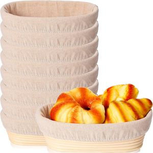 Round Rattan Bread Proofing Basket Handwoven Sourdough Banneton with Cloth Liner for Artisan Bread Baking In Vietnam - Product Image 1