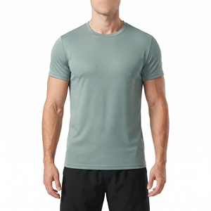 Camiseta de Hombre Lisa Personalizable, Fabricada en Fábrica, Barata, al Por Mayor, de Alta Calidad, Ecológica, Transpirable y de Secado Rápido - Product Image 3