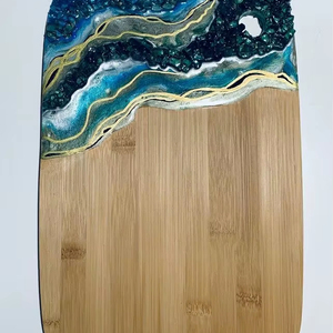 Planche à découper en bois naturel, planche de cuisine en bois massif, durable, pour couper les légumes et la viande. - Product Image 1