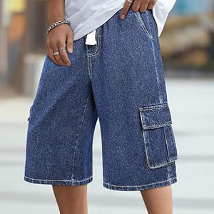 Pantalones Cortos Estampados con Efecto Ácido para Hombre, Estilo Urbano con Tipografía Moderna, Algodón Suave al Tacto, para Gimnasio y Entrenamiento, Estampados 2026 - Product Image 1