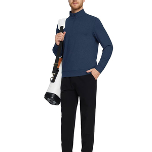 Sudadera con Cierre de Cremallera Personalizada para Hombre, Ideal para Actividades al Aire Libre, Camping, Senderismo y Ciclismo, Sudadera Básica de Algodón Mezclado con Cierre de Cremallera para Hombre - Product Image 4
