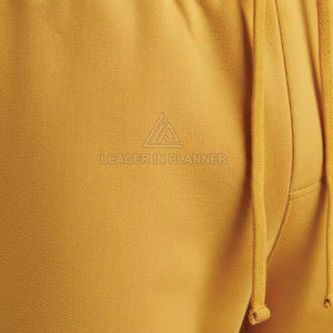 กางเกงขาสั้นผ้าฝ้ายฟลีซแบบสบายๆ เอวกลาง ระบายอากาศ แห้งเร็ว สีพื้น ผลิตตามสั่ง สไตล์ใหม่ บริการ OEM ปากีสถาน - Product Image 2