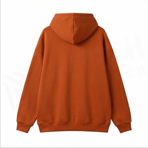 Sudadera con Capucha Extra Grande para Hombre, Color Óxido, Logotipo M Bordado, Sudadera Informal de Forro Polar para Otoño - Product Image 2