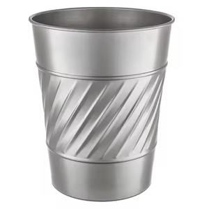 Elegante Contenedor de Basura Metálico con Revestimiento Premium, Ideal para Almacenamiento en Sala de Estar, Dormitorio, Cocina y Esquinas - Product Image 1