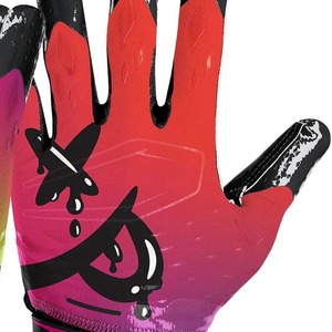 Guantes de Fútbol Americano Personalizados para Receptor, Antideslizantes, Dedos Completos, Logotipo Personalizado, Colores del Equipo, Tallas Personalizadas - Product Image 5