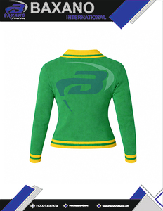 เสื้อสเวตเตอร์ถักสีเขียวลำลองสำหรับผู้หญิงของชมรมชิเอต้าฟีพร้อมลายพิมพ์ตัวอักษร CEP เสื้อสเวตเตอร์ตัวอักษร CEP สามารถปรับแต่งโลโก้ได้ - Product Image 5