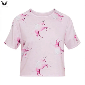 Conjuntos de 2 piezas de camiseta y pantalones cortos sublimados personalizados para mujer, ropa para correr y trotar, conjuntos de verano. - Product Image 6